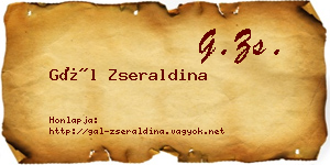 Gál Zseraldina névjegykártya